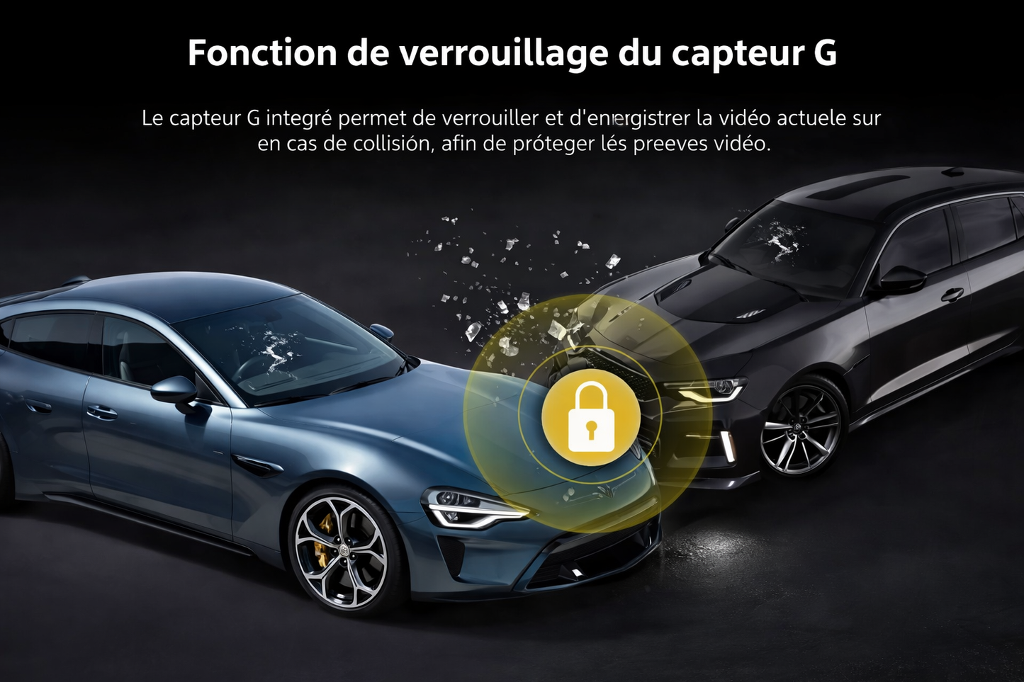 Dashcam 4K WiFi avec GPS et Vision Nocturne