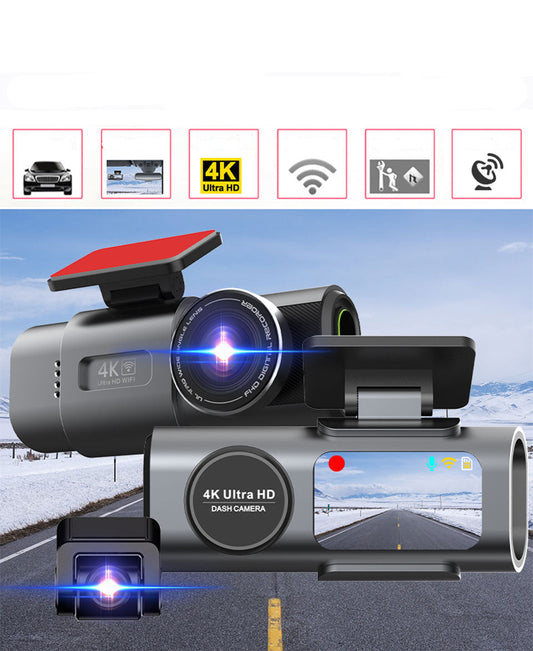 Dashcam 4K UHD avec Wi-Fi et GPS